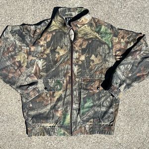 Vintage faded camo jacket